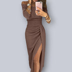 Felicia | Vestido con hombros descubiertos