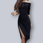 Felicia | Vestido con hombros descubiertos