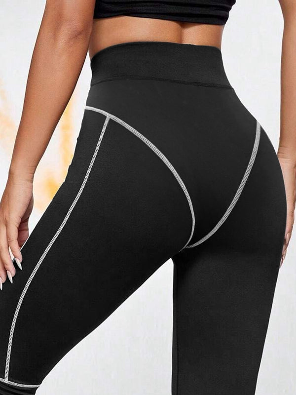 Female Stripes Push-up Quick-dry Booty Leggings