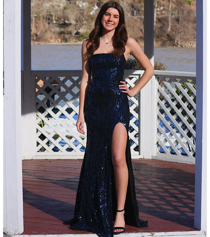 Vestido de sirena con lentejuelas Serena™