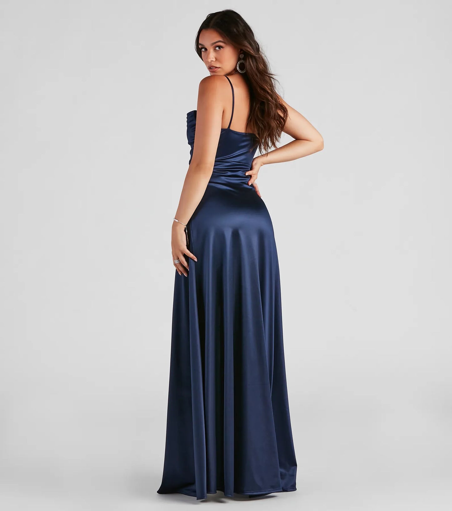 Vestido lencero de satén Amelia™