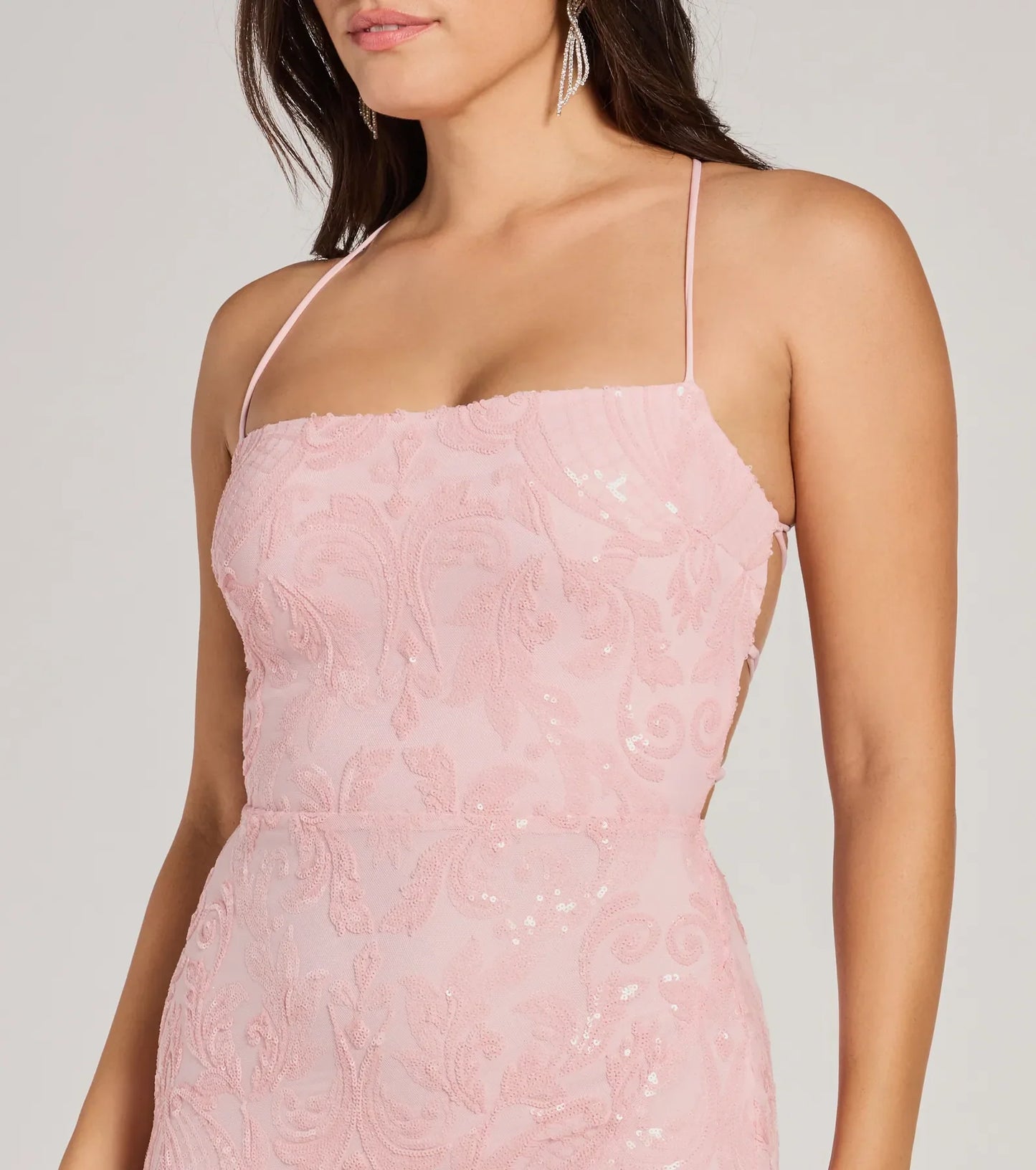 Vestido de sirena con lentejuelas Serena™