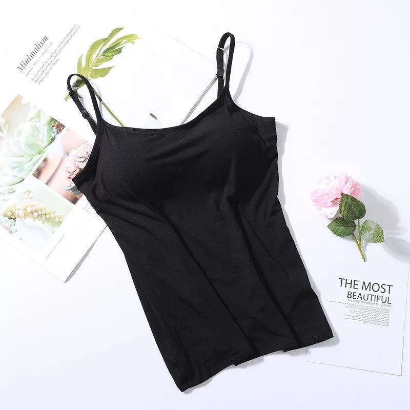 Bra top with built-in bra