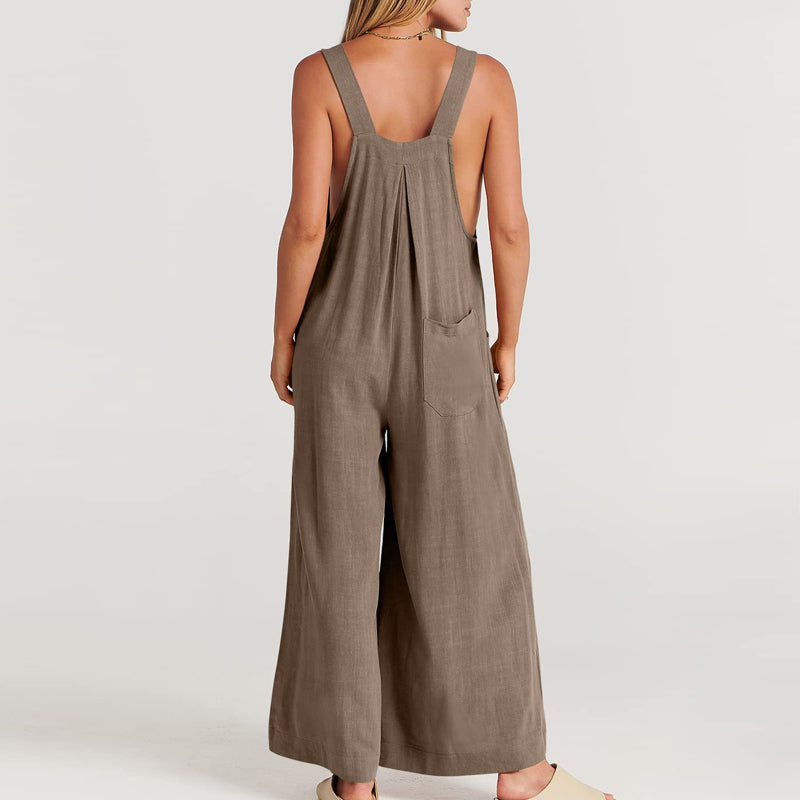 Sleeveless jumpsuit for women