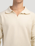 Buttonless Polo Shirt