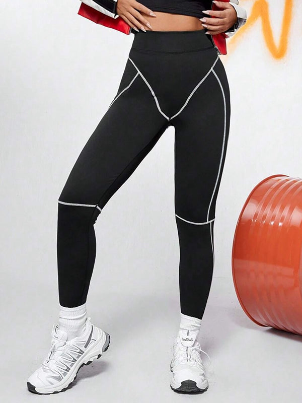 Female Stripes Push-up Quick-dry Booty Leggings
