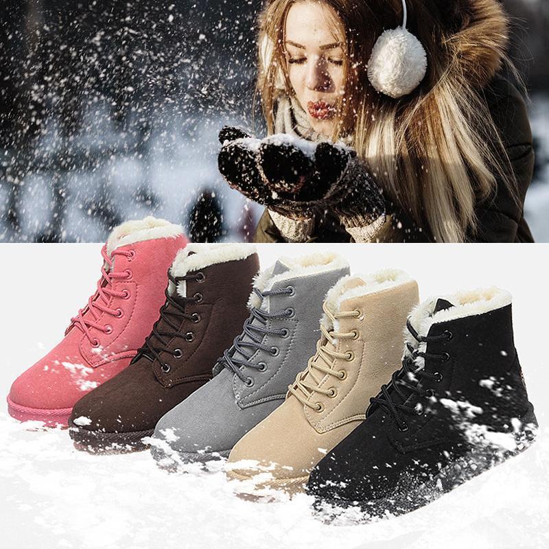 botas de nieve cortas