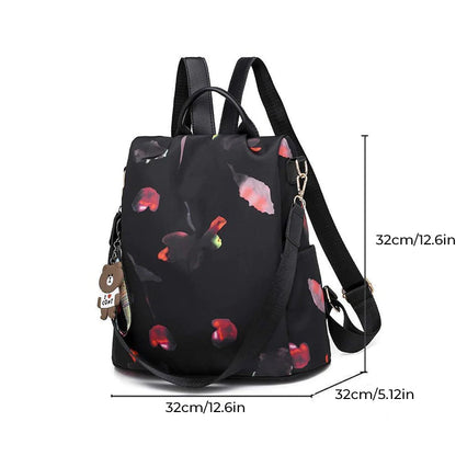 Mochila antirrobo con estampado para mujeres