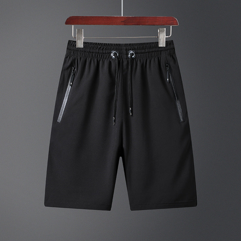 Men's Plus Size Ice Silk Stretch Shorts 