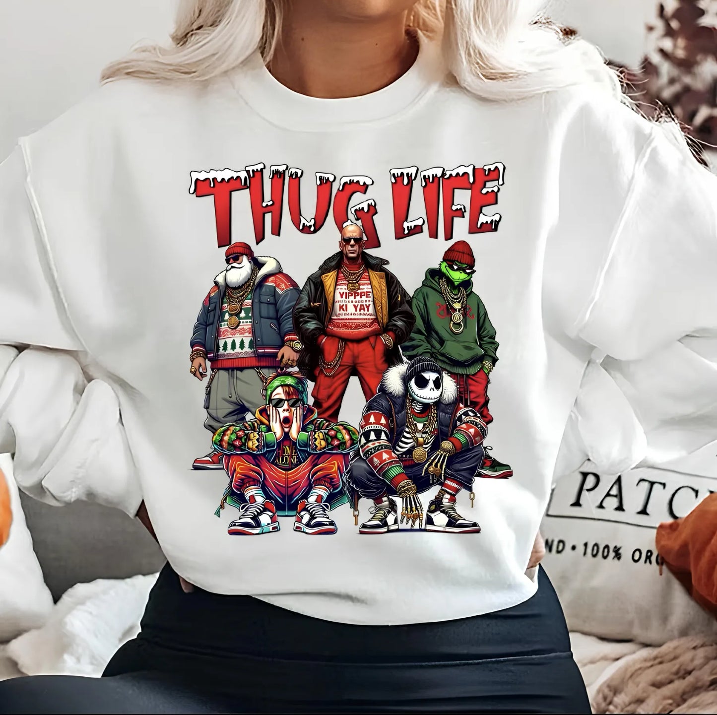 Thug Life Christmas Sweater - Unisex 