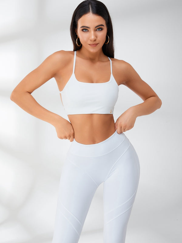 Leggings push-up extra sexys para mujer "Juicy White"