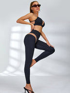 Female Super Sexy Unique Mesh Hip-lift Leggings
