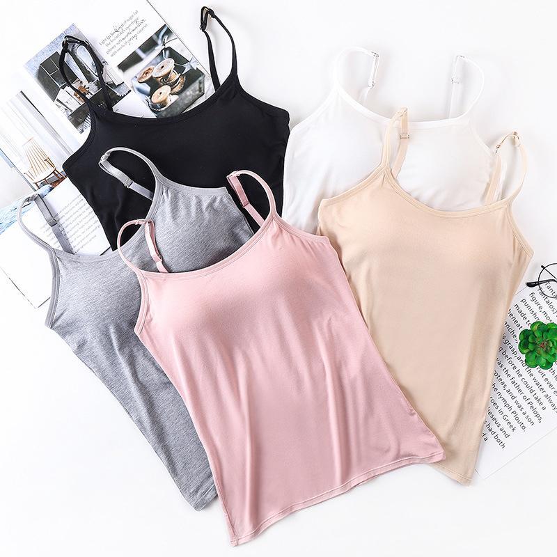 Bra top with built-in bra