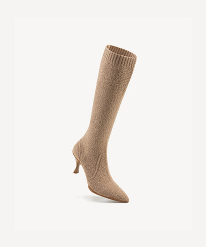 Botas altas de tacón alto y punta fina VeloVera™