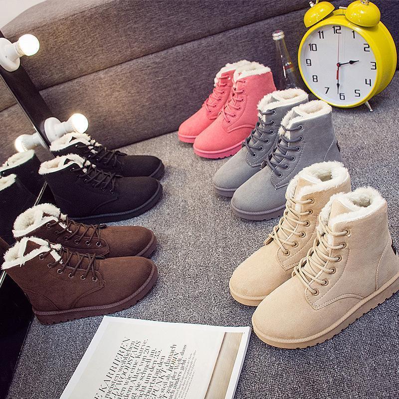 botas de nieve cortas