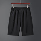 Plus Size Ice Silk Stretch Shorts for Men