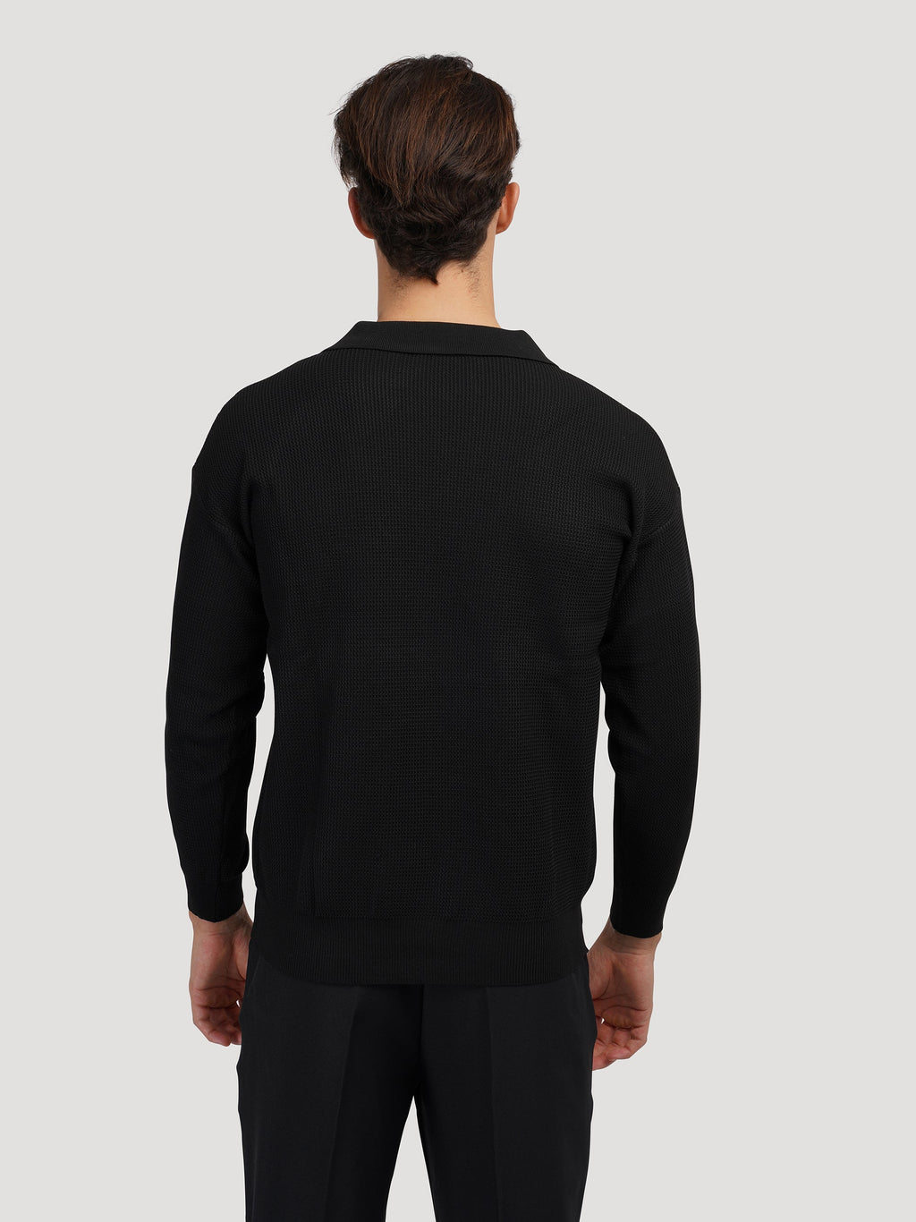 Buttonless Polo Shirt