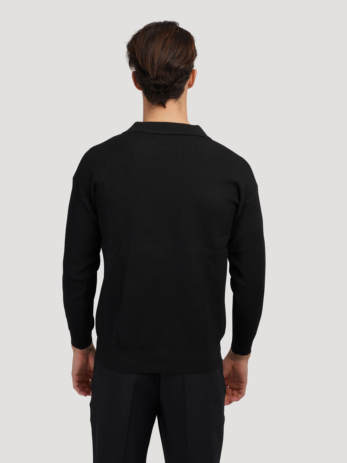 Buttonless Polo Shirt