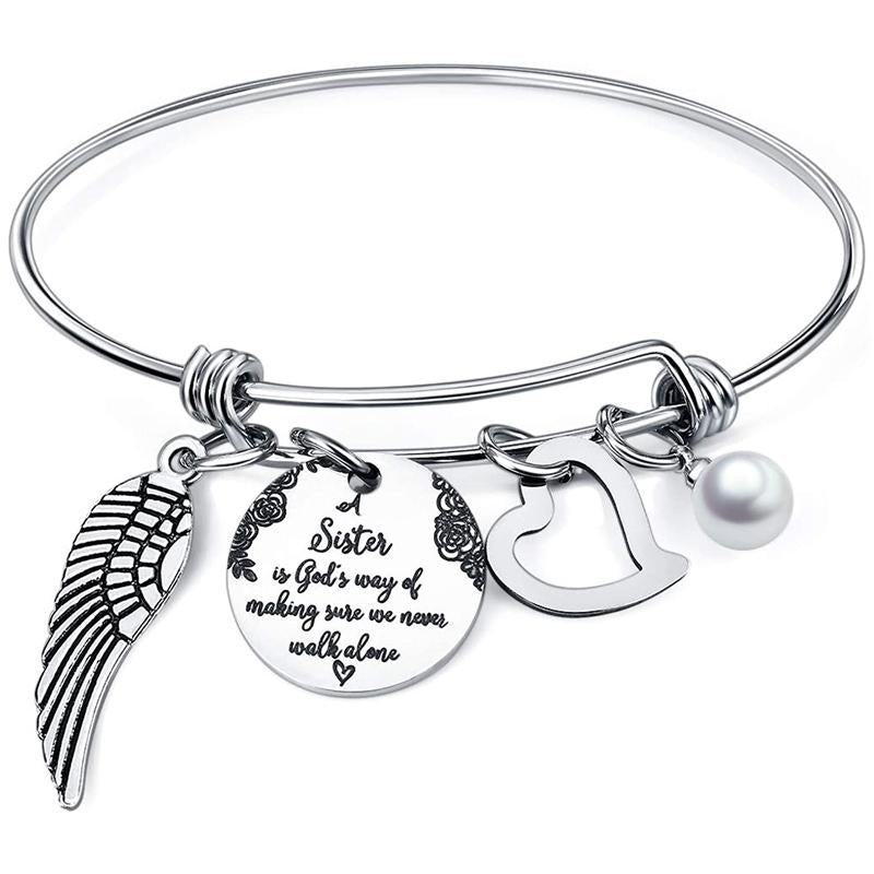 Never walk alone - Sister Bracelet