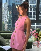 Vestido Luciana™: Versátil con detalles en rosa dorada