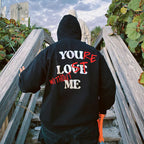 Plain sweatshirt with letter print .