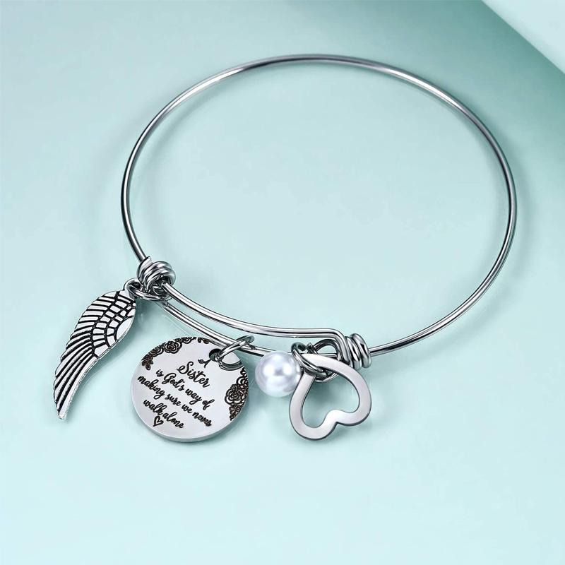 Never walk alone - Sister Bracelet