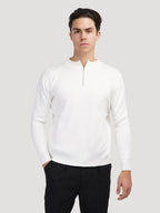 ANSEONG Quarter-Zip Turtleneck Sweater