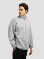 INCHEON Quarter-Zip Fleece Sweater