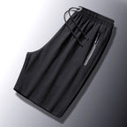 Plus Size Ice Silk Stretch Shorts for Men