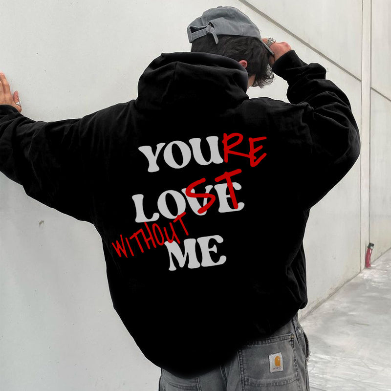 Plain sweatshirt with letter print .