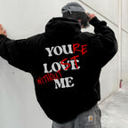 Plain sweatshirt with letter print .