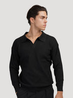 Buttonless Polo Shirt
