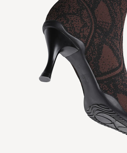 Botas altas de tacón alto y punta fina VeloVera™