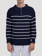 ANYANG Half-Zip Knit Sweater