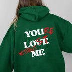 Plain sweatshirt with letter print .