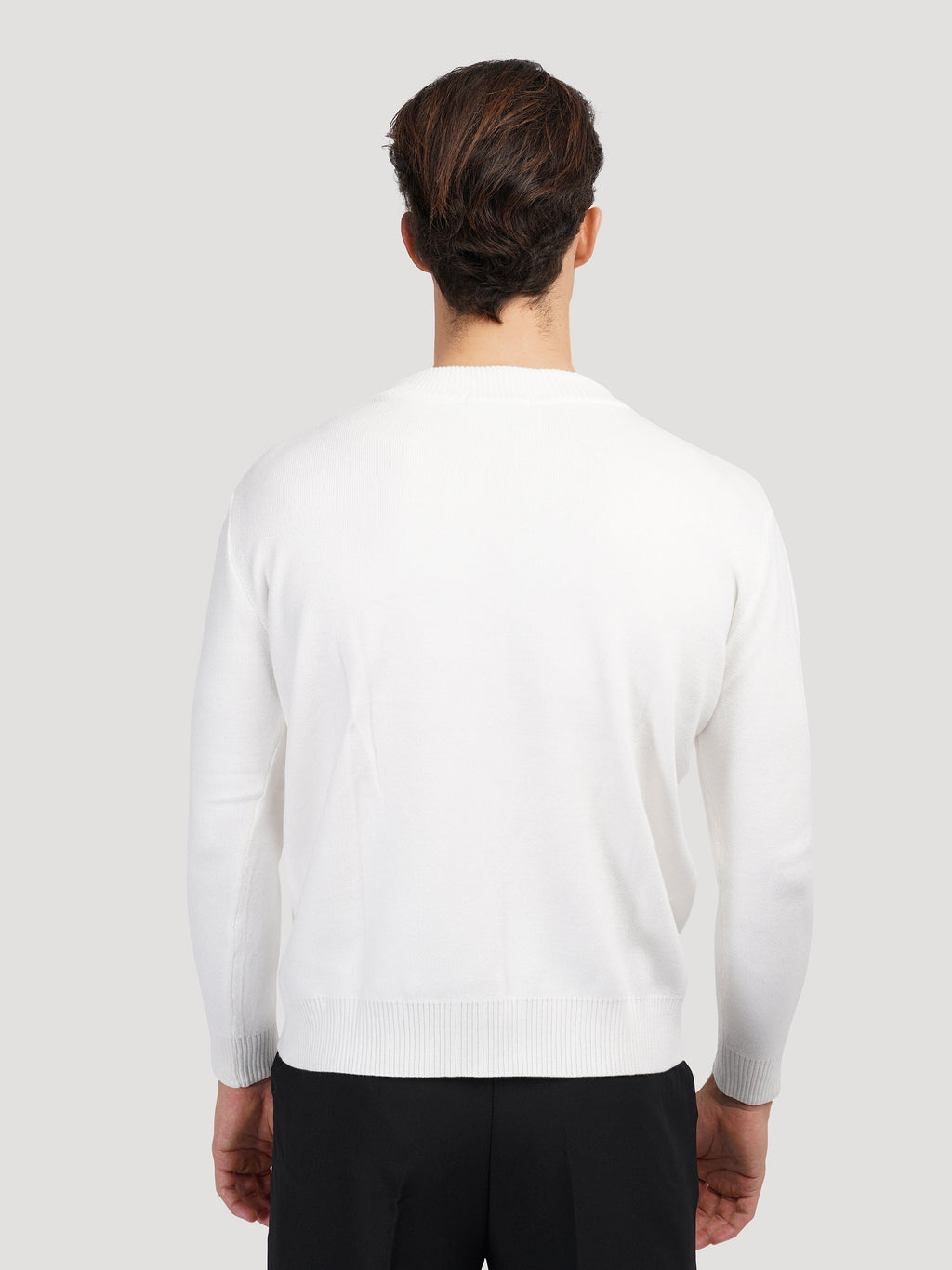 ANSEONG Quarter-Zip Turtleneck Sweater