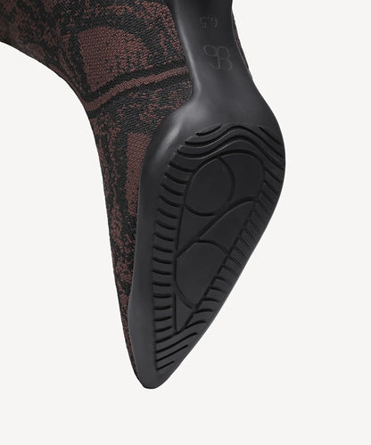 Botas altas de tacón alto y punta fina VeloVera™