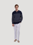 ANYANG Half-Zip Knit Sweater