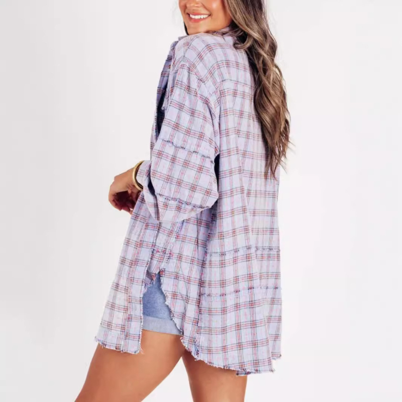 Camisa Oversize Cuadros