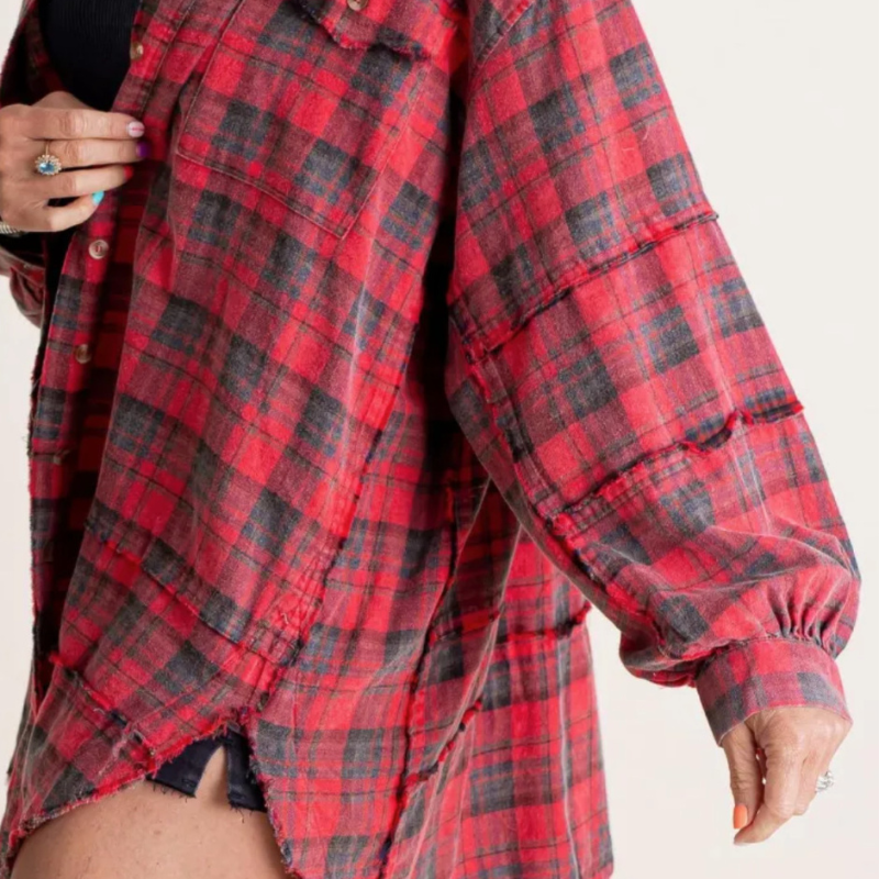 Camisa Oversize Cuadros