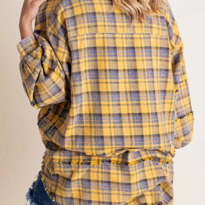 Camisa Oversize Cuadros