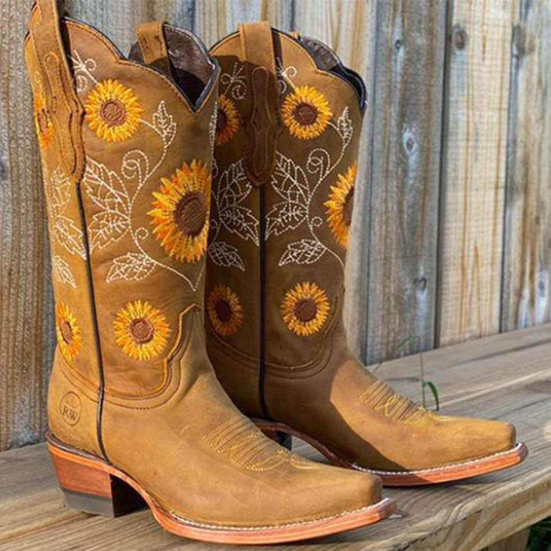 Botas Cowboy Sunflowers