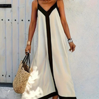 Vestido suelto bicolor Daniela