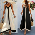 Vestido suelto bicolor Daniela