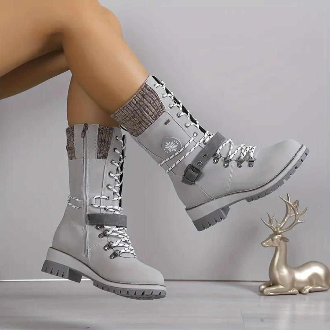 Botas altas de nieve impermeables