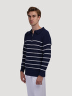 ANYANG Half-Zip Knit Sweater