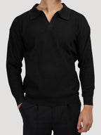 Buttonless Polo Shirt