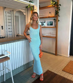 Elsie | Vestido largo sin mangas