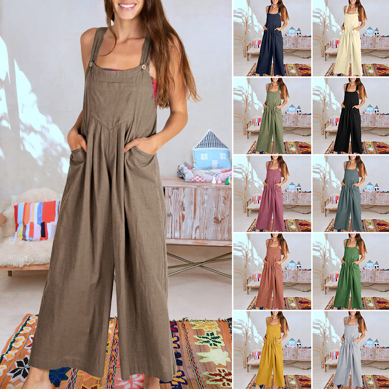 Sleeveless jumpsuit for women