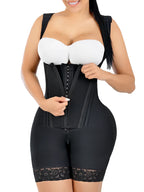 Colombian Postpartum Shapewear for Women – Tummy Control Butt Lifter Body Shaper with Zipper & Hooks